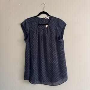 DR2 1X Swiss Dots Tunic Blouse Top